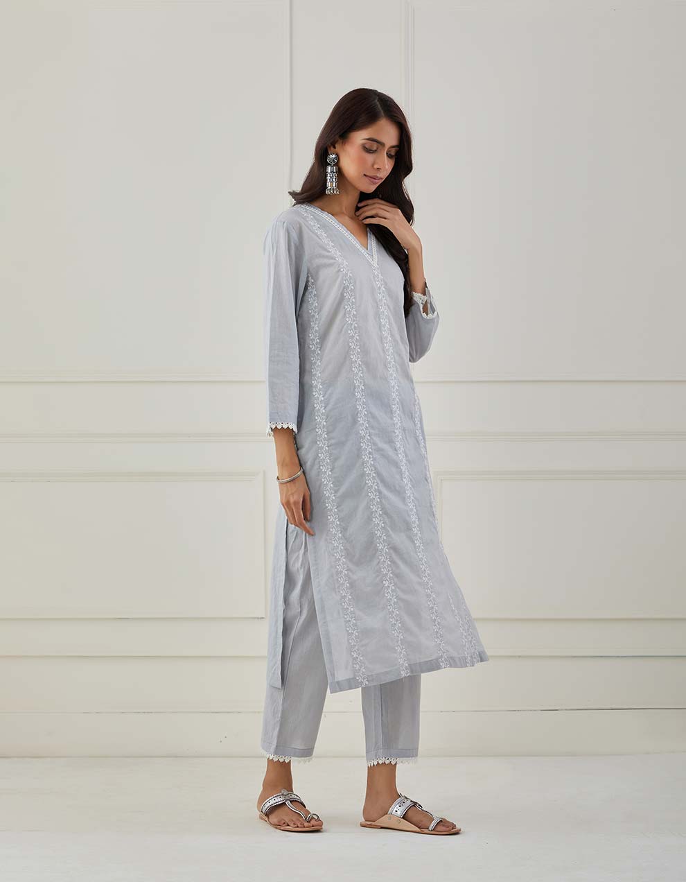 Grey dupatta