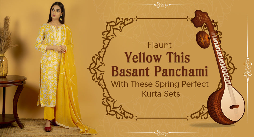 Flaunt Yellow This Basant Panchami With These Spring Perfect Kurta Sets