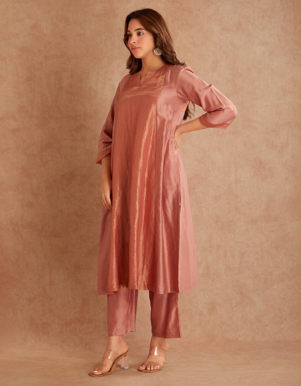 Dust Pink Kurta Set of 2