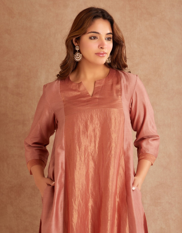 Dust Pink Kurta Set of 2