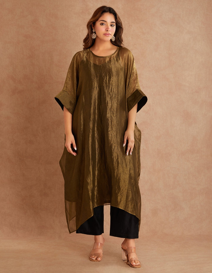 Brown Kaftan Set of 2