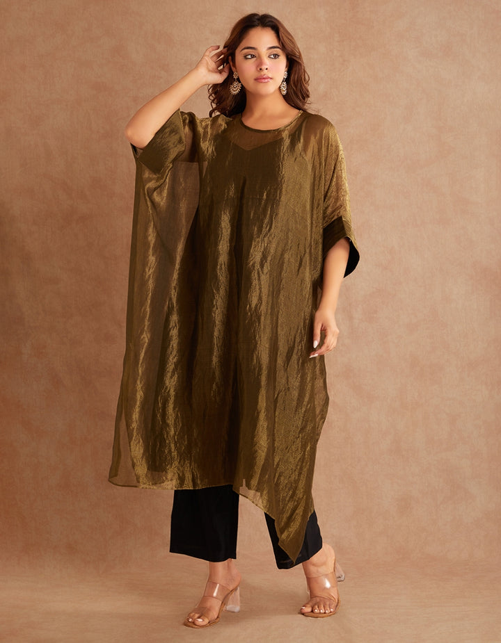 Brown Kaftan Set of 2