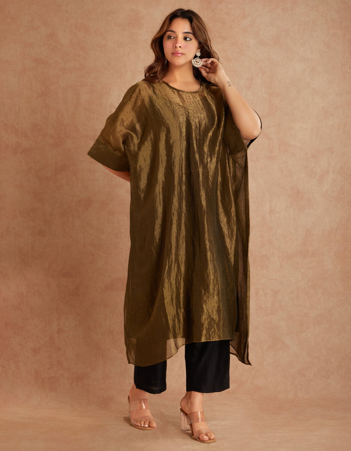 Brown Kaftan Set of 2