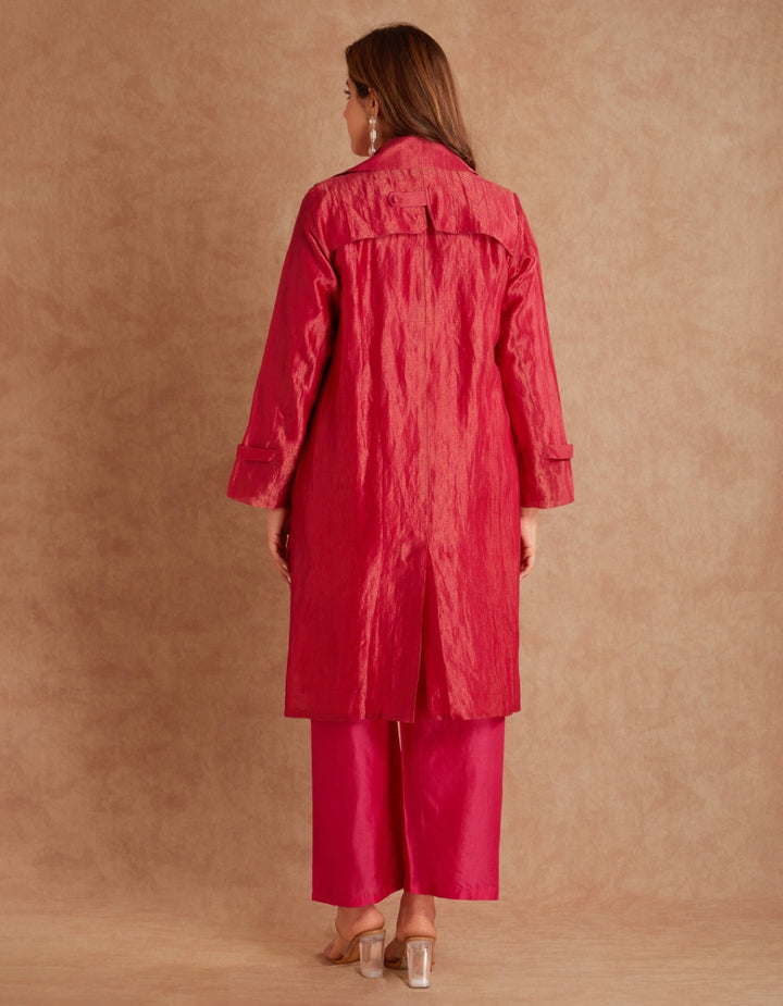 Pink Overlay Jacket Set of 3