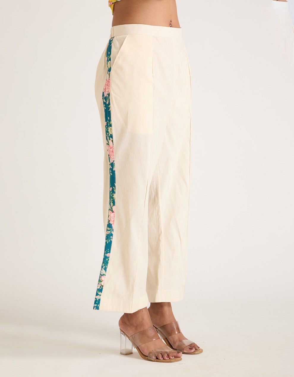 Blue Organza Co-ord Set of 3