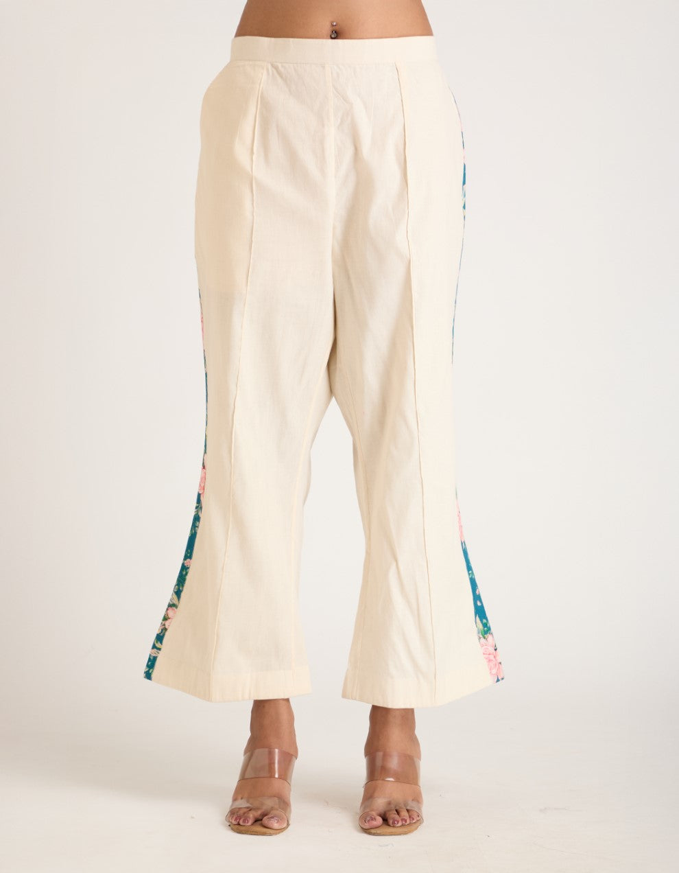 Blue Organza Co-ord Set of 3