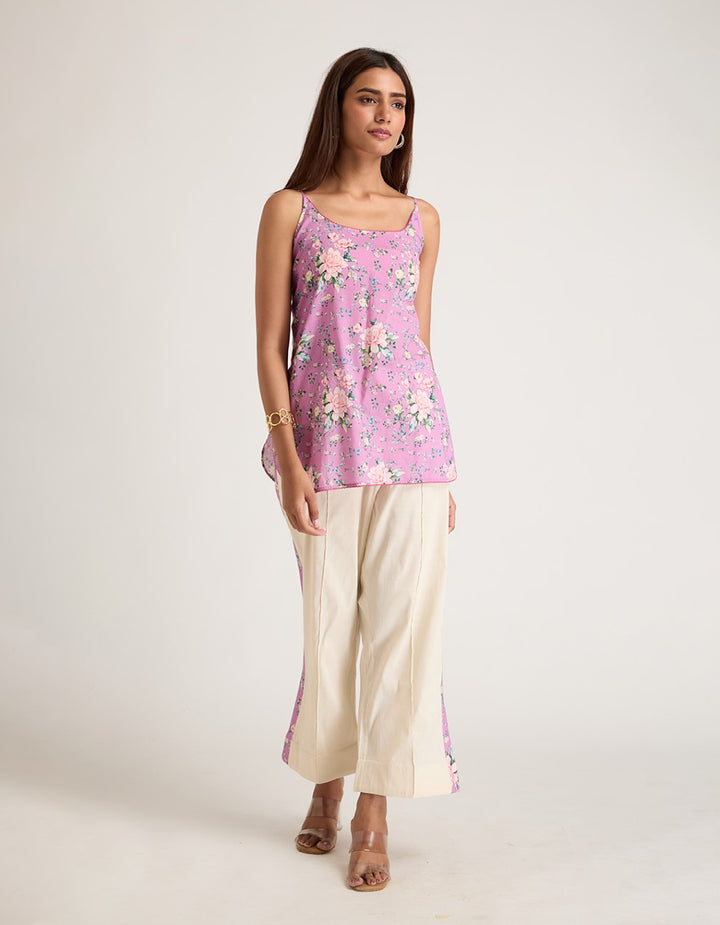 Pink Organza Co-ord Set of 3
