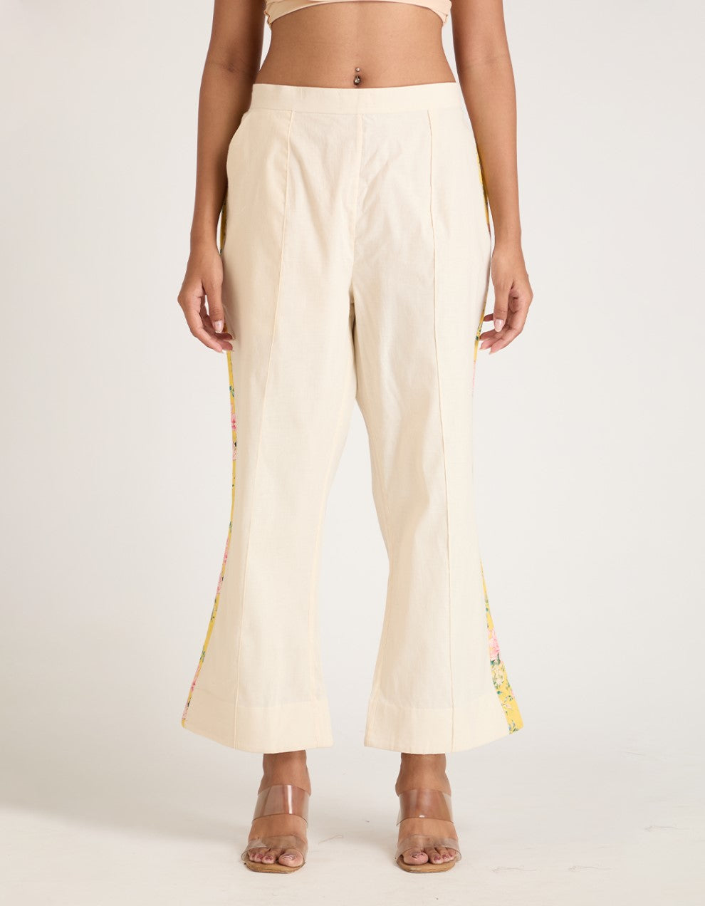 Yellow Organza Co-ord Set of 3
