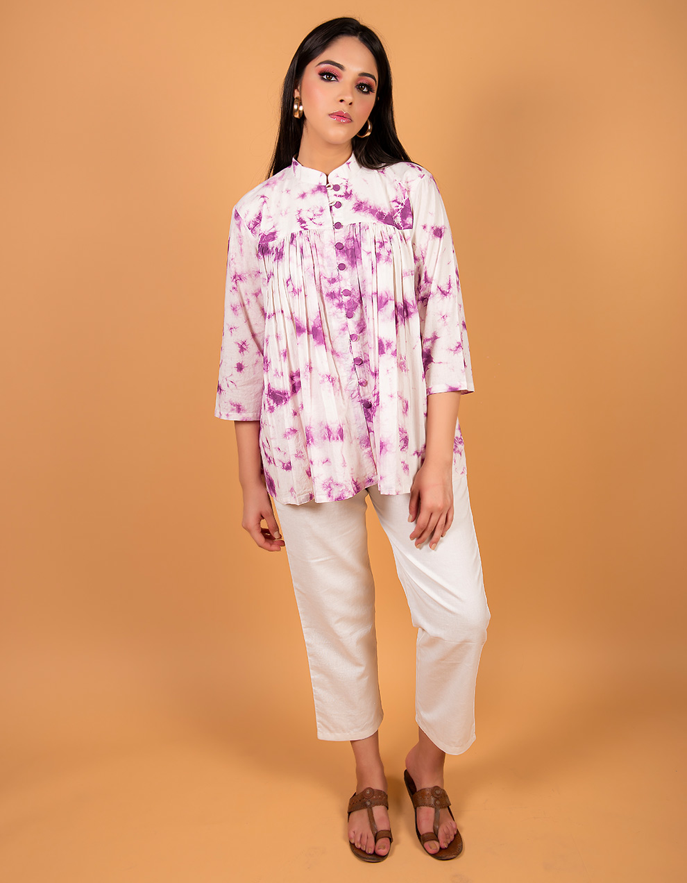 Purple-cotton-Kurta-designers-dress-designs-for-women-online-at-best-price