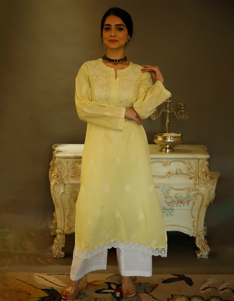 India's-beautiful-Cotton-kurta-with-white-palazzo-designers-in-India-and-show-now-on-PCL-Website